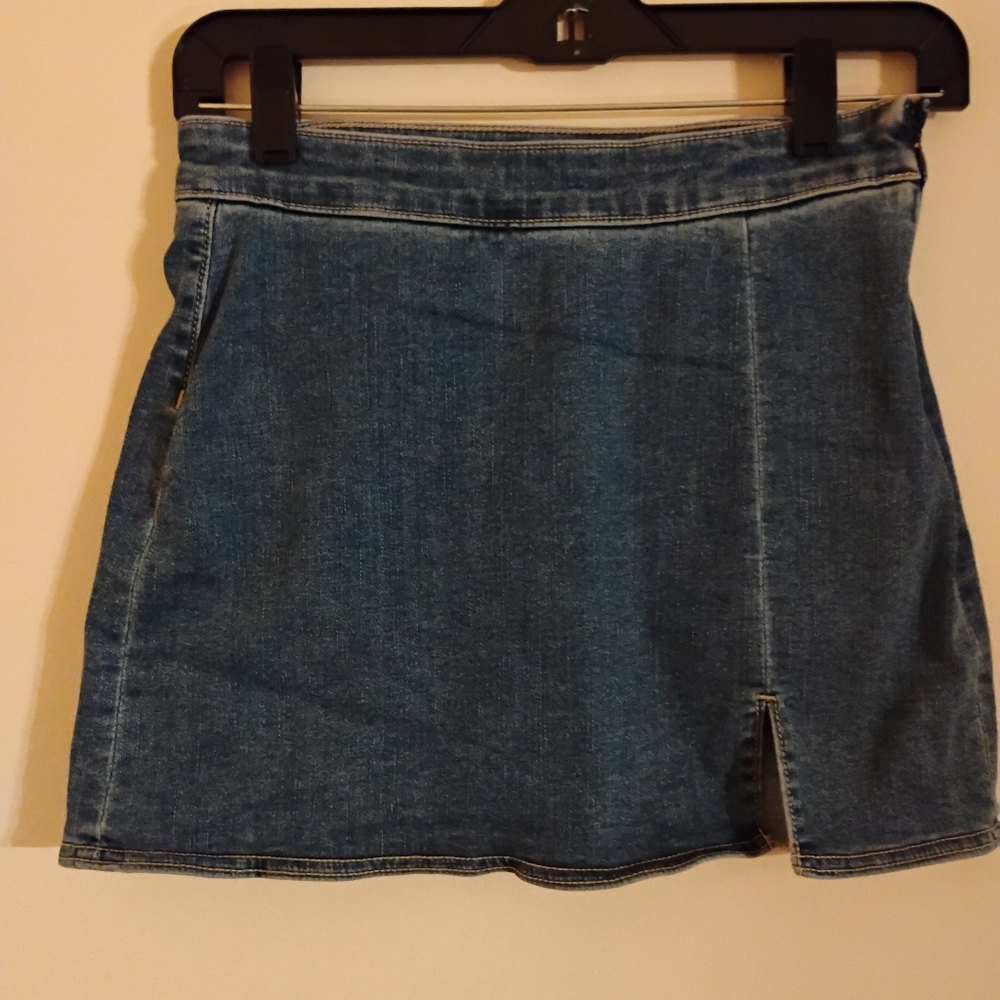 Denim Mini Skirt/Skort | American Eagle